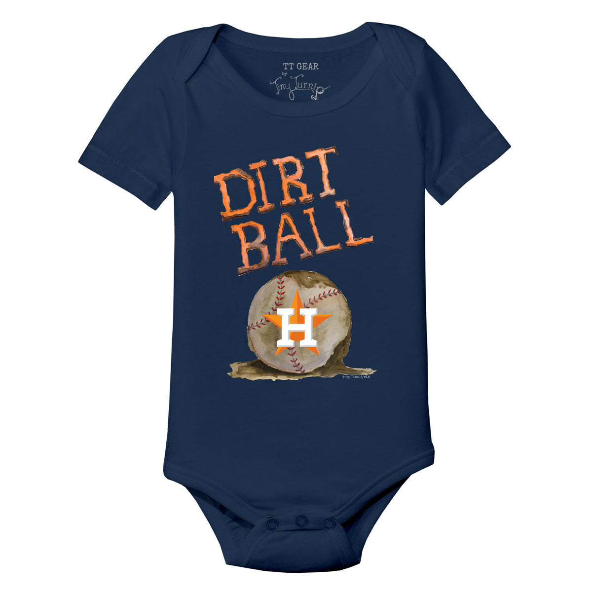 Houston Astros Dirt Ball Short Sleeve Snapper