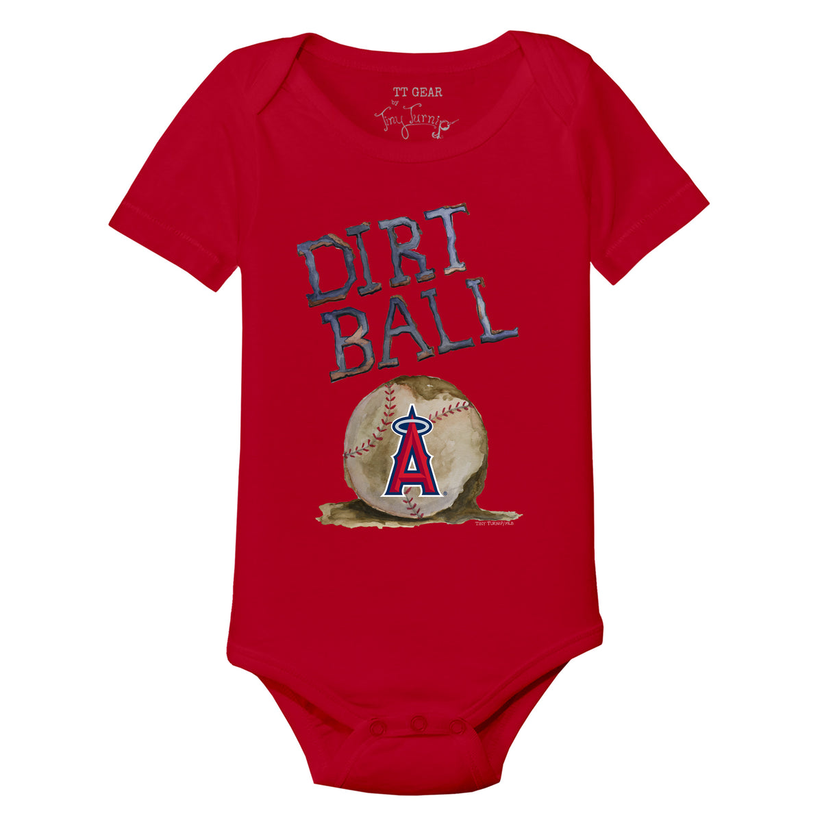 Los Angeles Angels Dirt Ball Short Sleeve Snapper