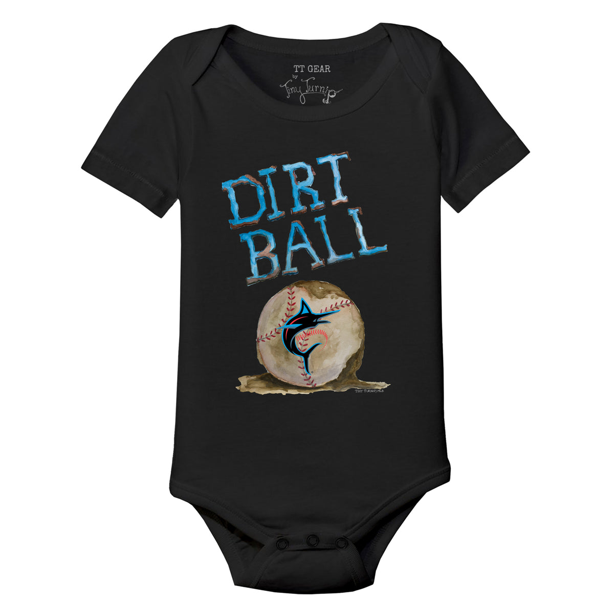 Miami Marlins Dirt Ball Short Sleeve Snapper
