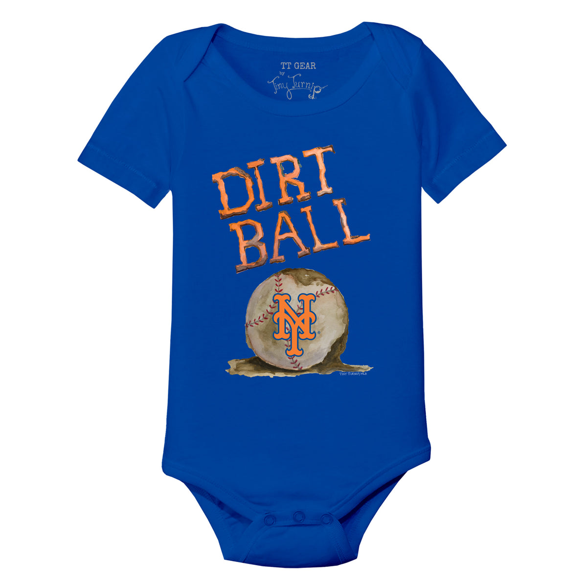 New York Mets Dirt Ball Short Sleeve Snapper