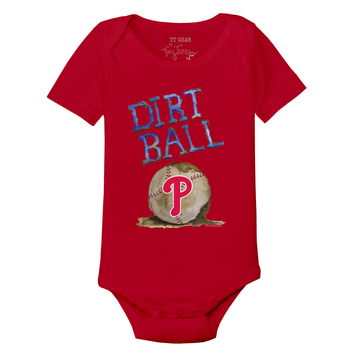 Philadelphia Phillies Dirt Ball Short Sleeve Snapper