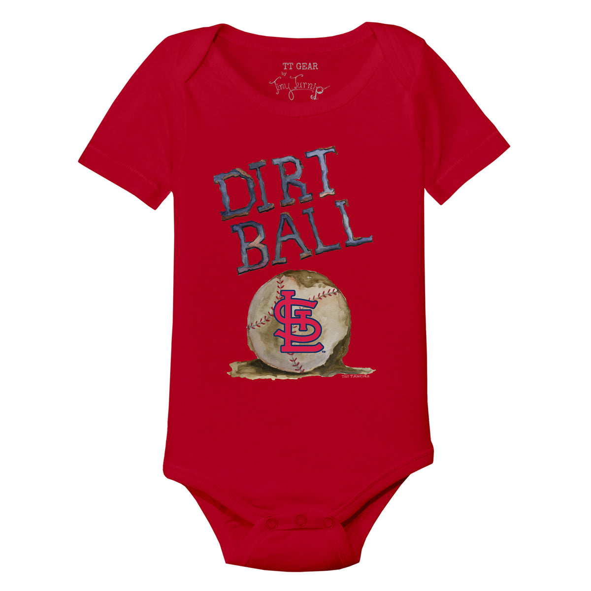 St. Louis Cardinals Dirt Ball Short Sleeve Snapper