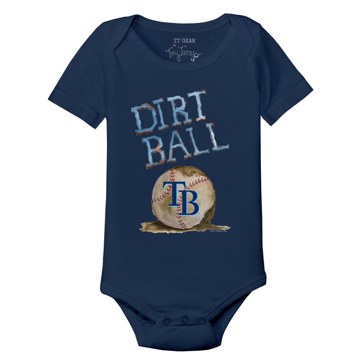 Tampa Bay Rays Dirt Ball Short Sleeve Snapper