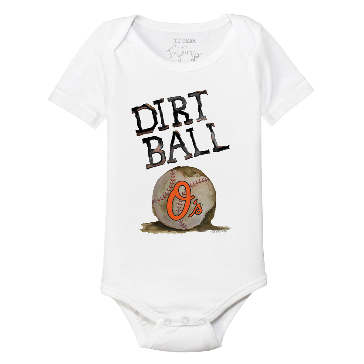 Baltimore Orioles Dirt Ball Short Sleeve Snapper