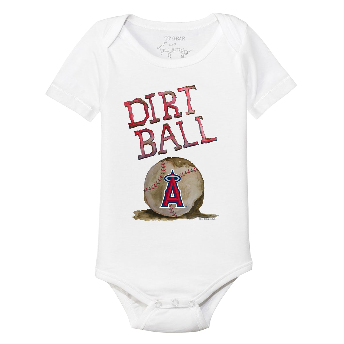 Los Angeles Angels Dirt Ball Short Sleeve Snapper