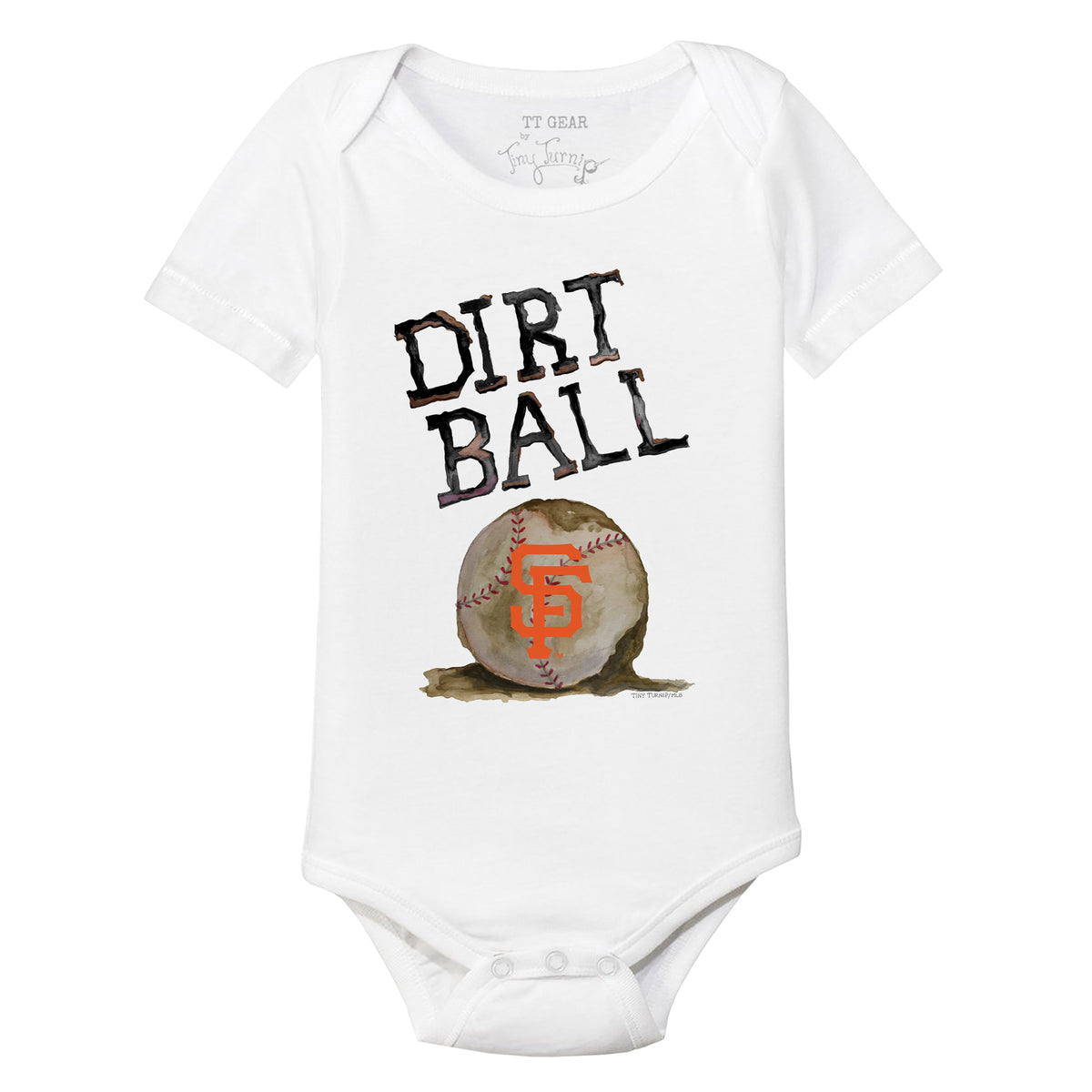 San Francisco Giants Dirt Ball Short Sleeve Snapper