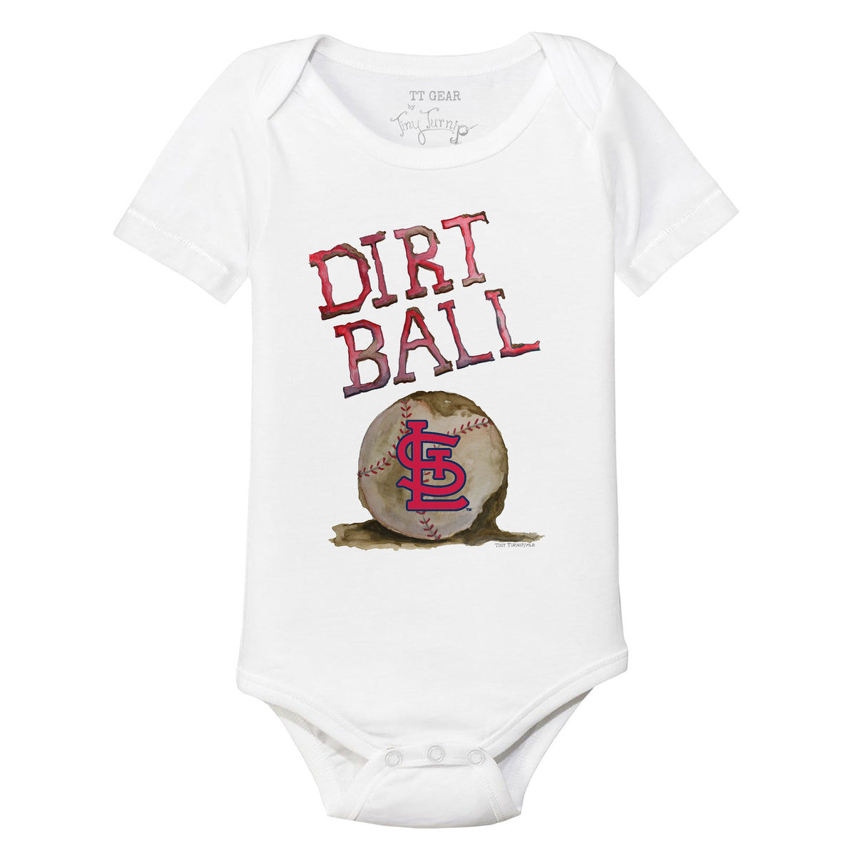 St. Louis Cardinals Dirt Ball Short Sleeve Snapper