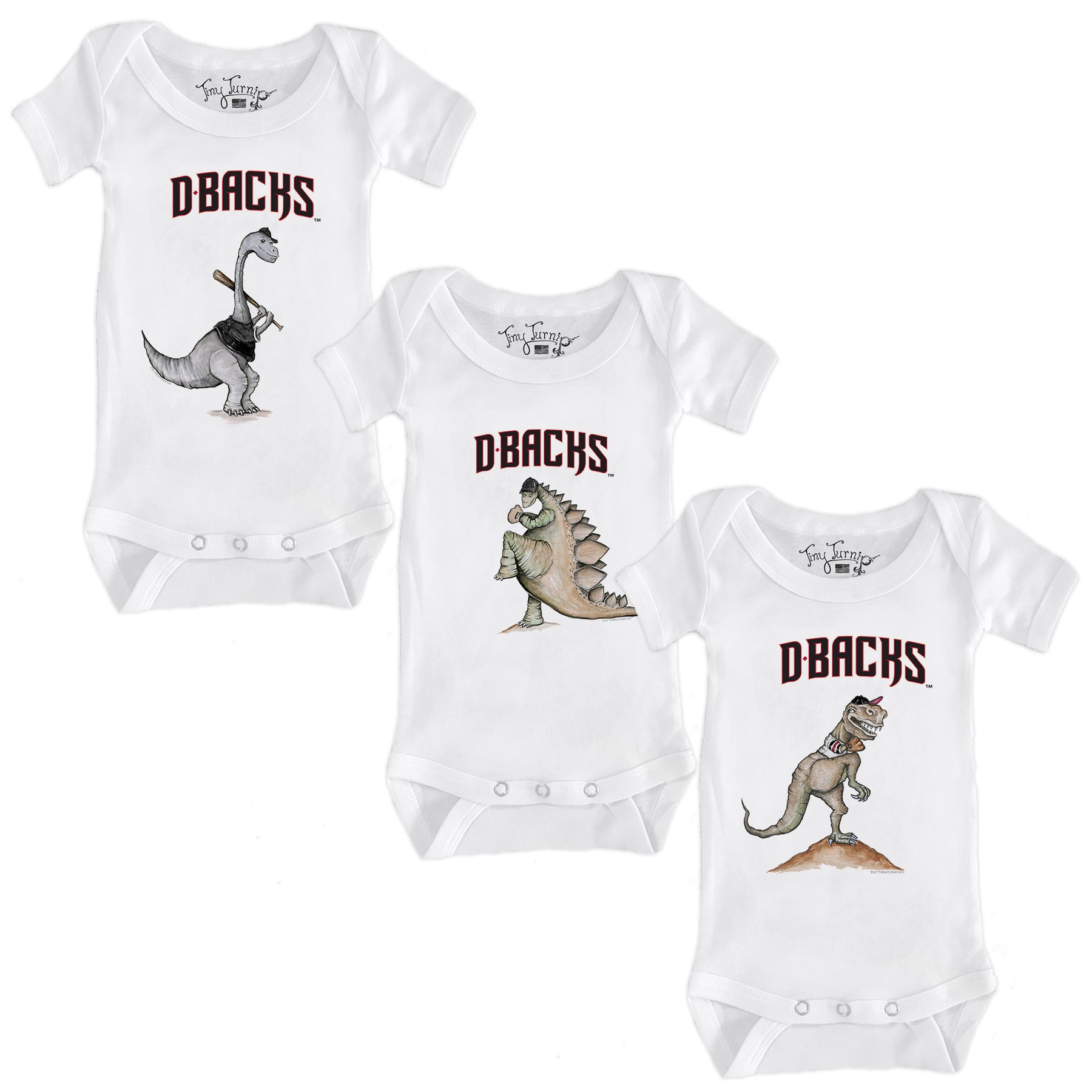 Arizona Diamondbacks Dino Short Sleeve Snapper Bundle