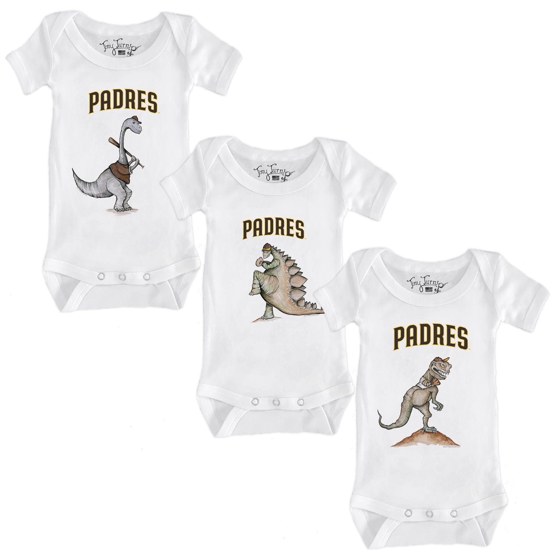 San Diego Padres Dino Short Sleeve Snapper Bundle