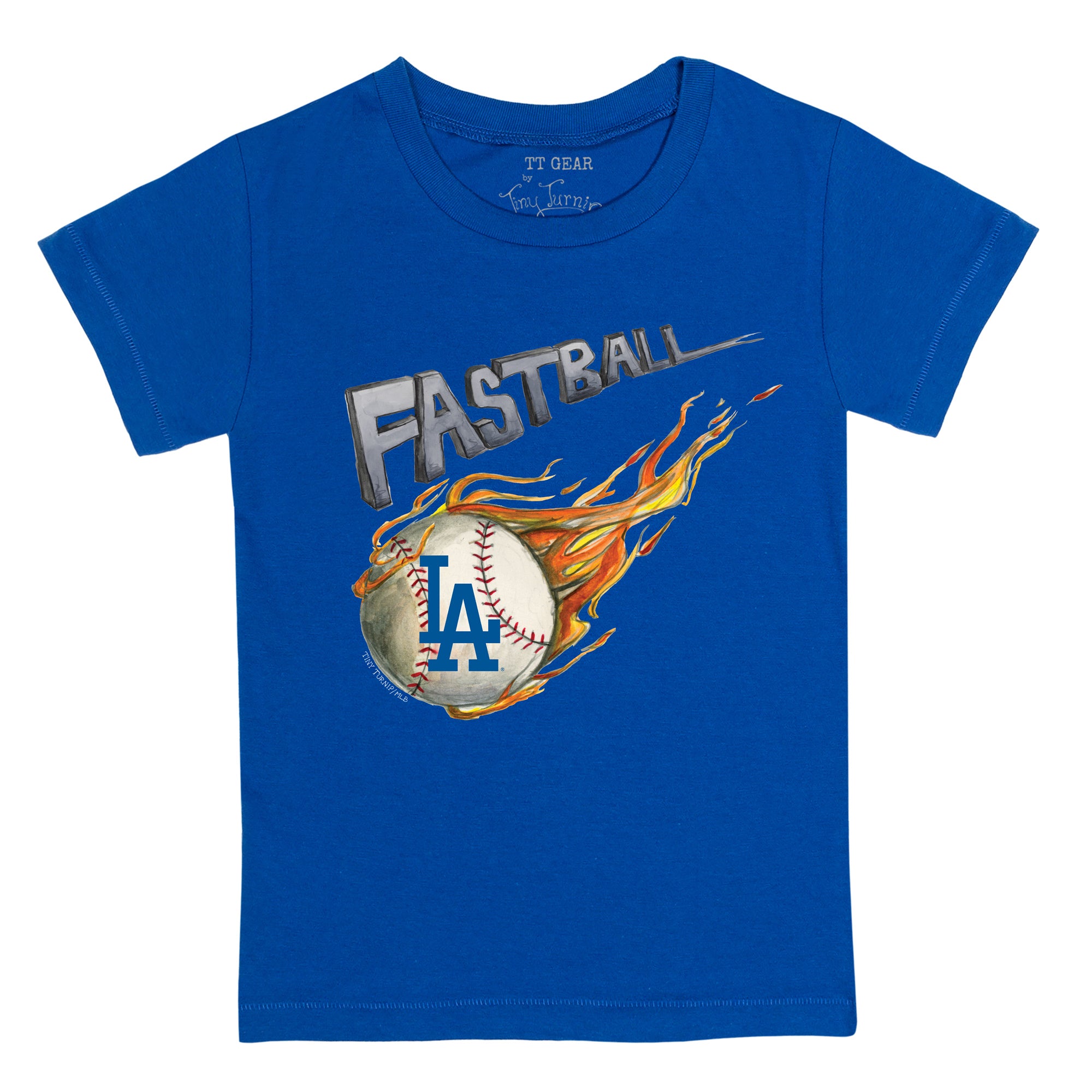 MLB Los Angeles Dodgers Boys' V-Neck T-Shirt - XS