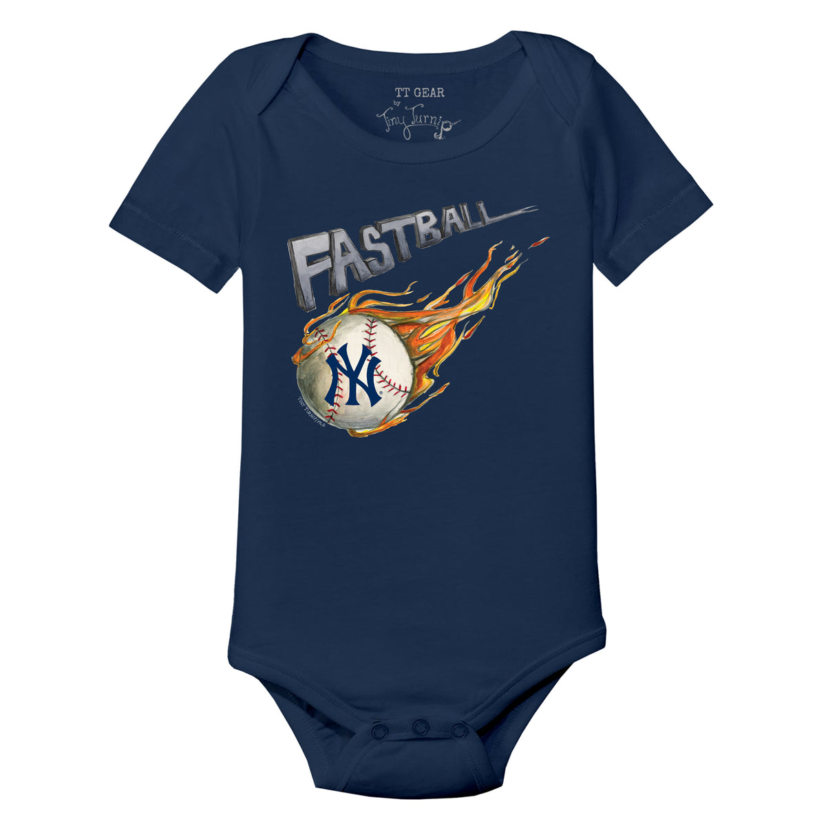 New York Yankees Fastball Short Sleeve Snapper
