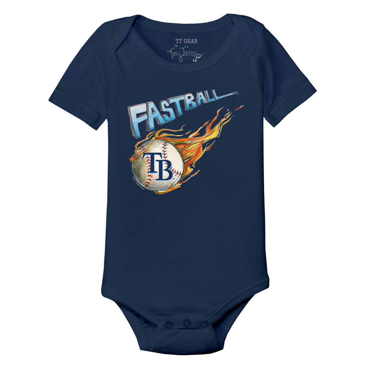 Tampa Bay Rays Fastball Short Sleeve Snapper