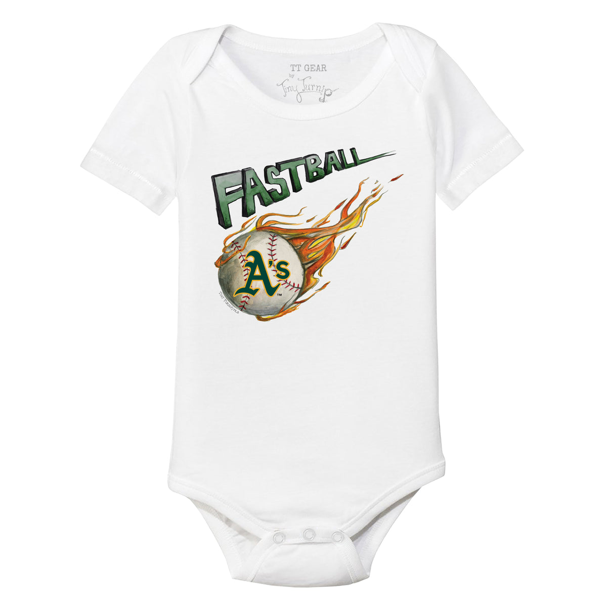 Oakland Athletics Fastball Short Sleeve Snapper