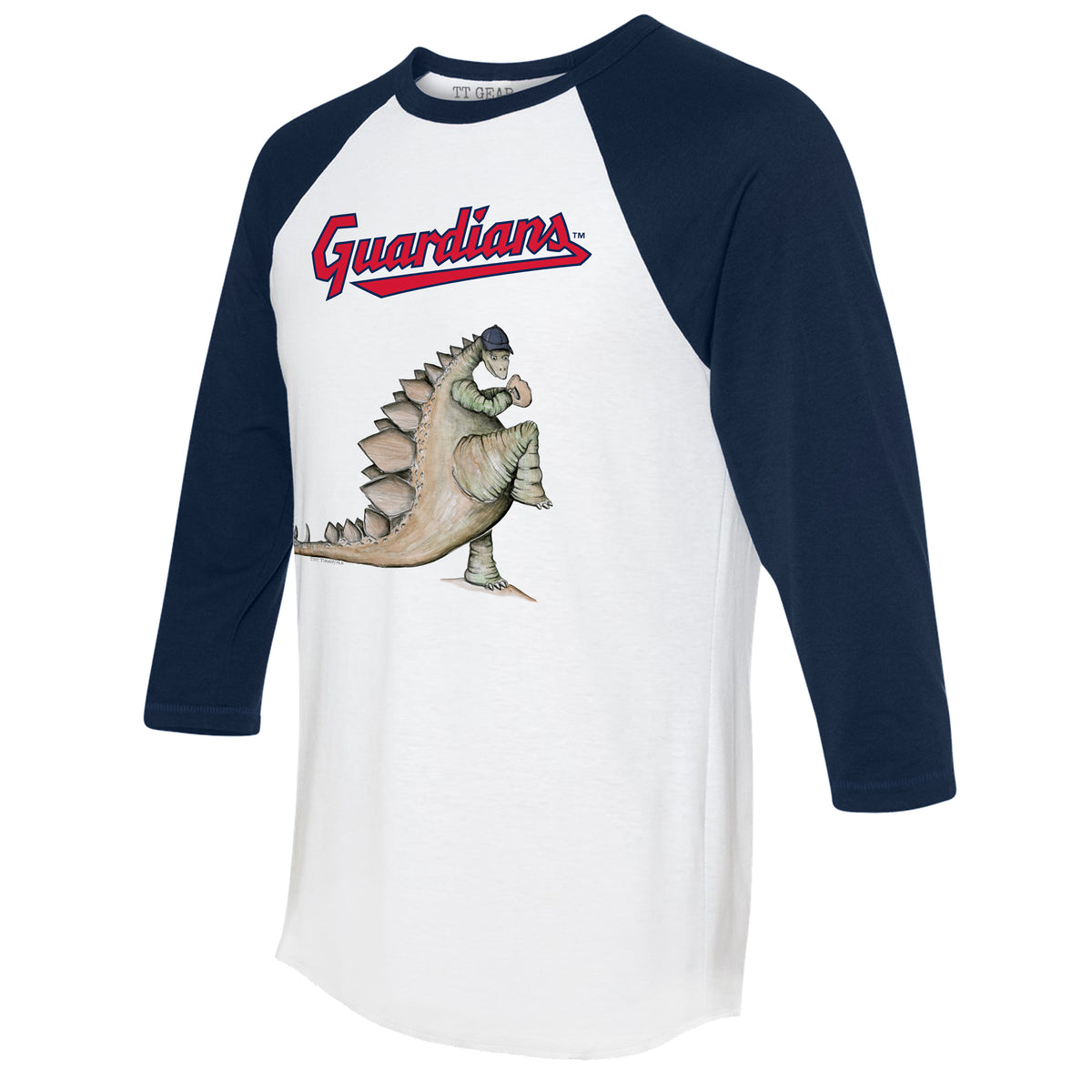 Cleveland Guardians Stega 3/4 Navy Blue Sleeve Raglan