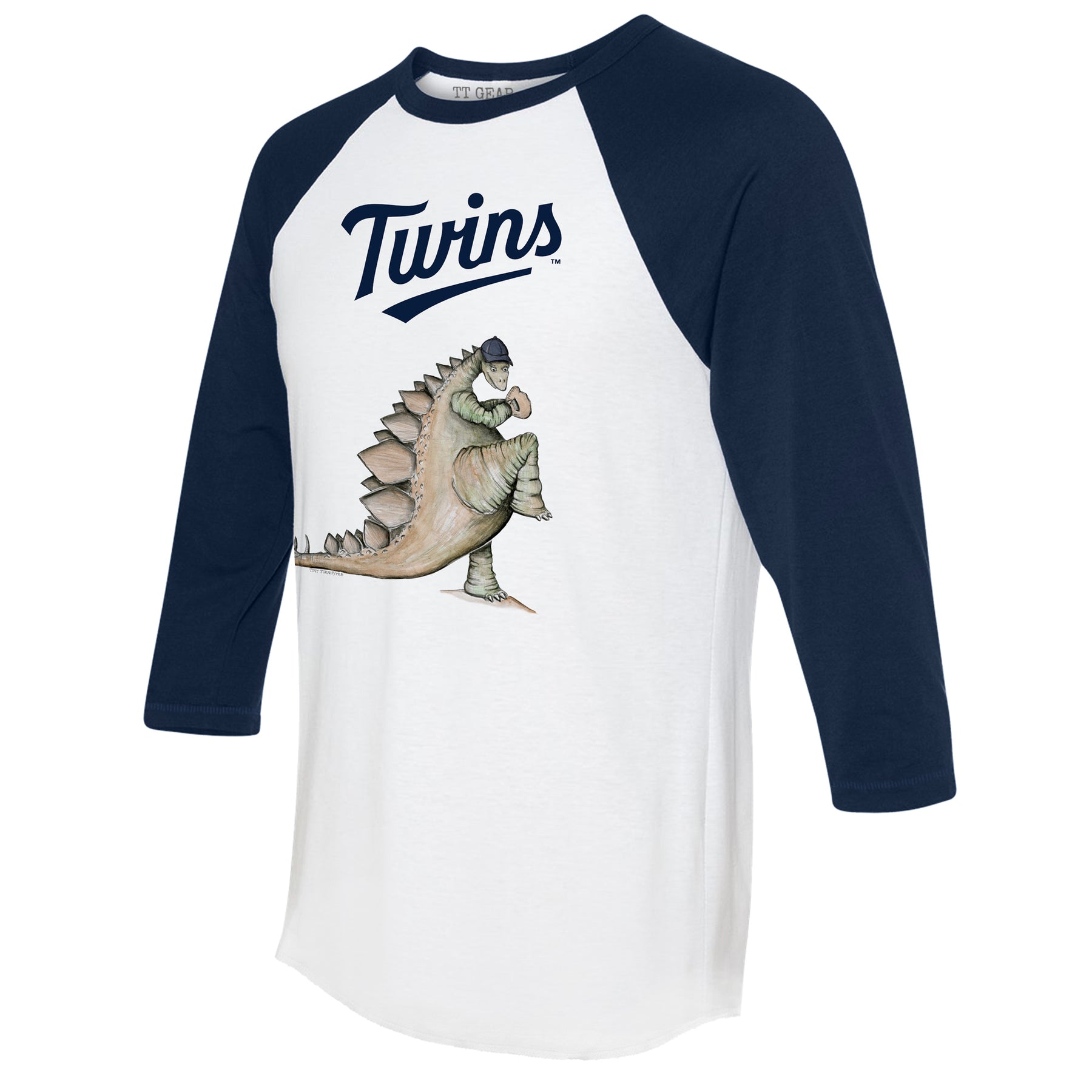 Minnesota Twins Stega 3/4 Navy Blue Sleeve Raglan