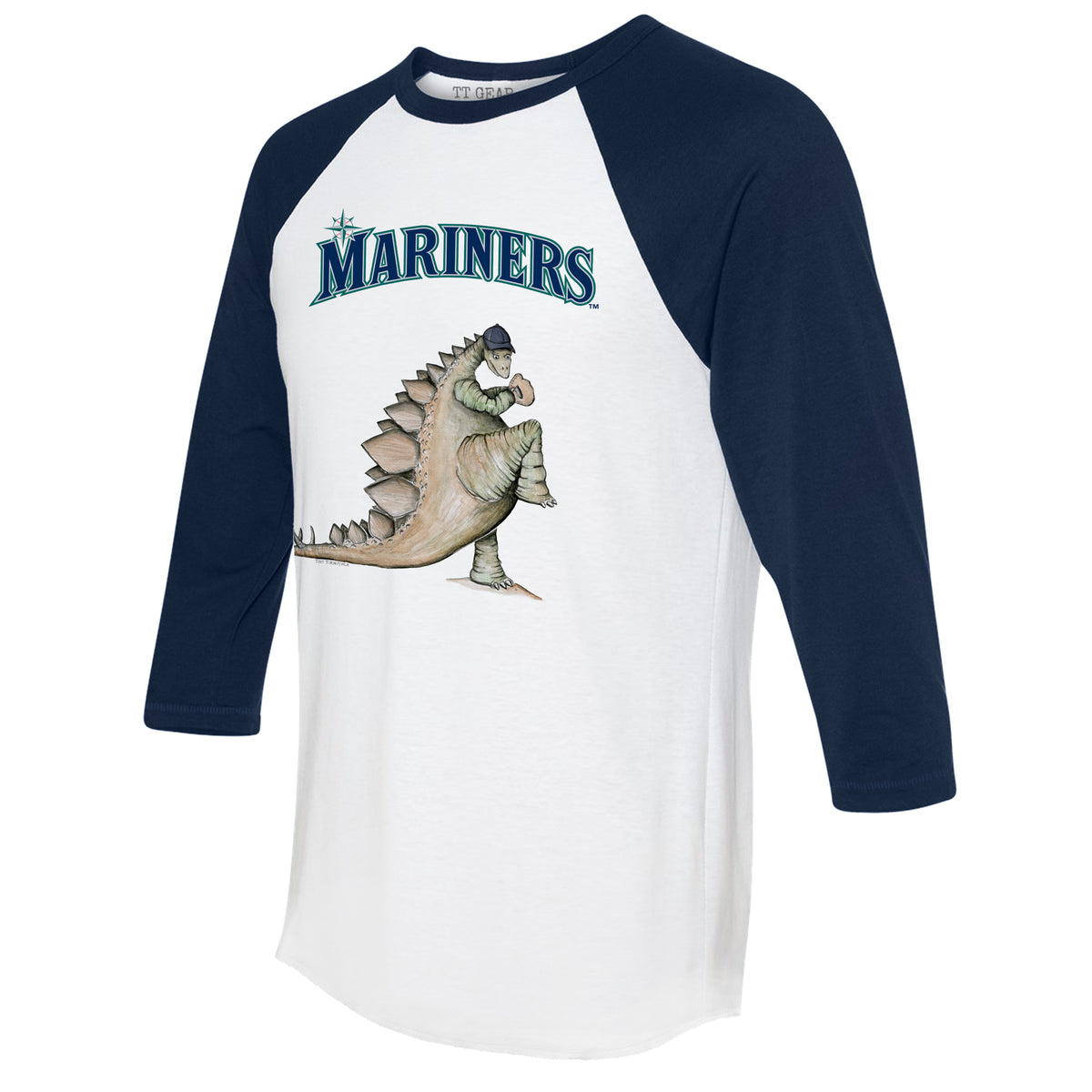 Seattle Mariners Stega 3/4 Navy Blue Sleeve Raglan