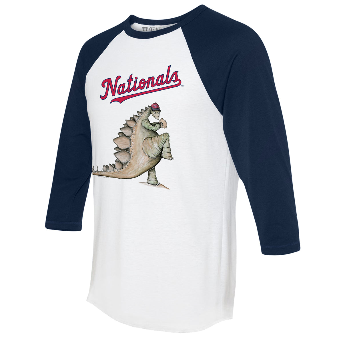 Washington Nationals Stega 3/4 Navy Blue Sleeve Raglan