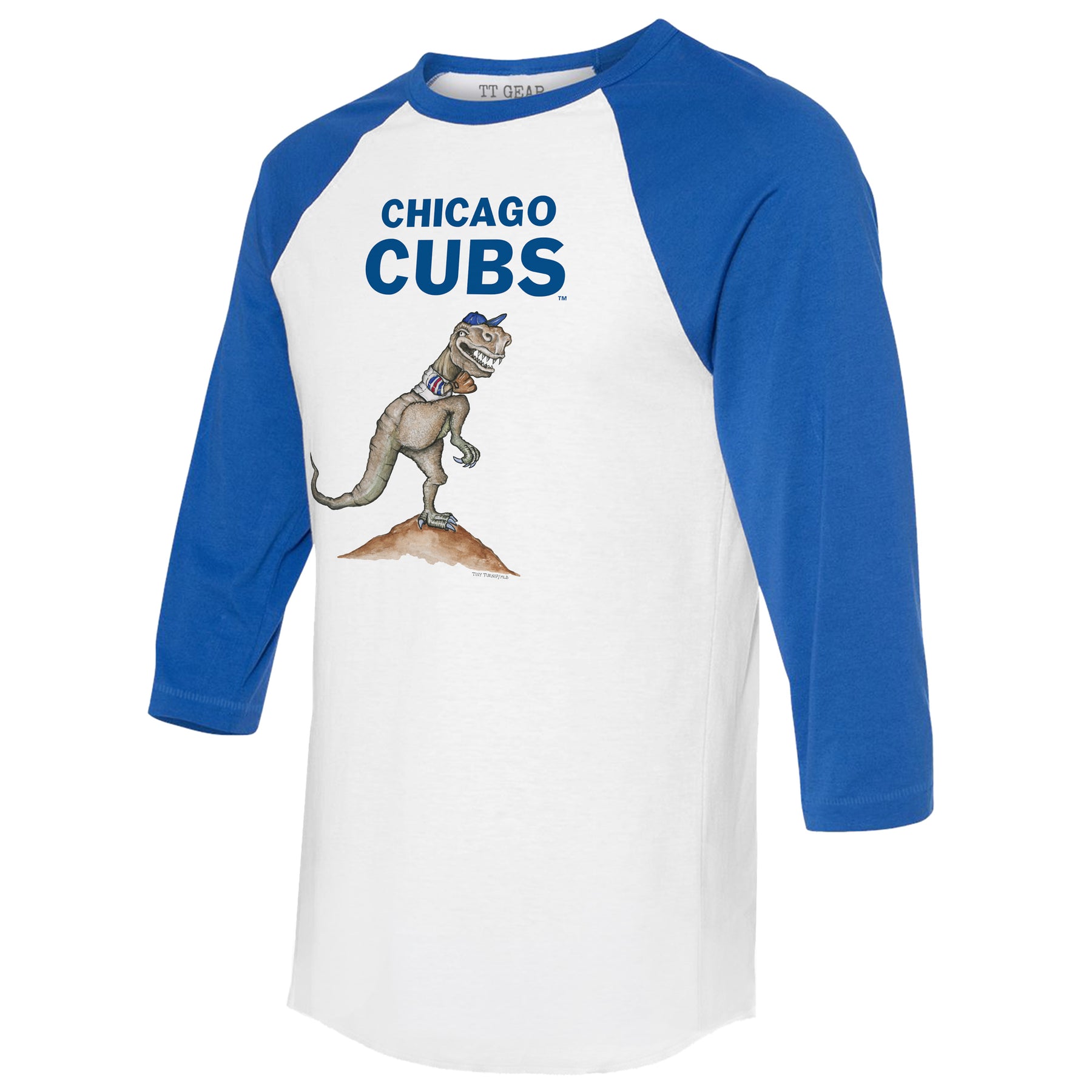 Chicago Cubs TT Rex 3/4 Royal Blue Sleeve Raglan
