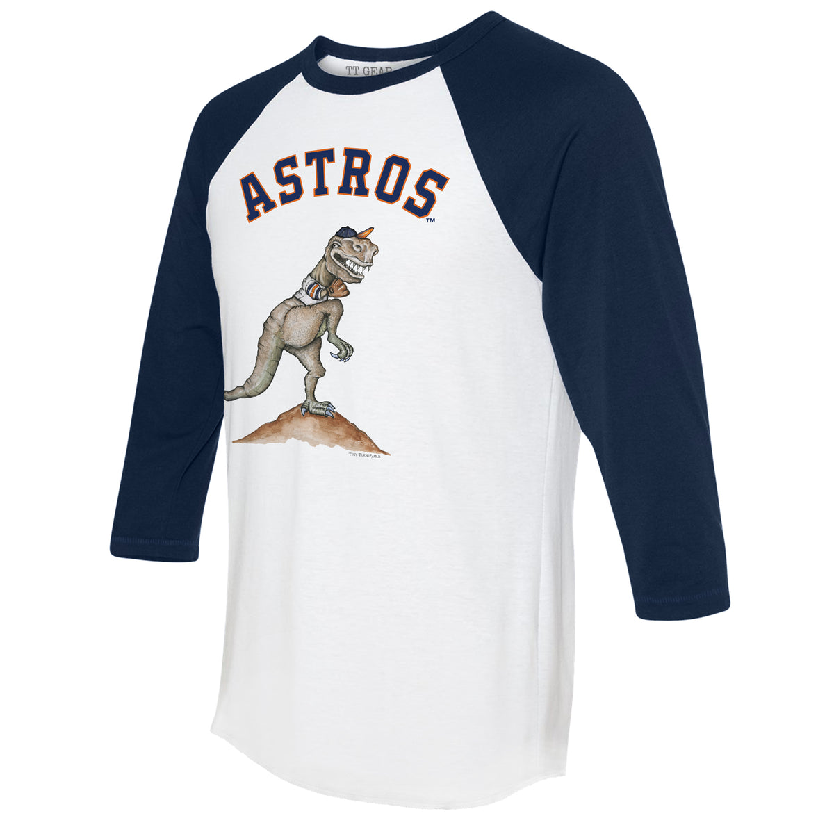 Houston Astros TT Rex 3/4 Navy Blue Sleeve Raglan
