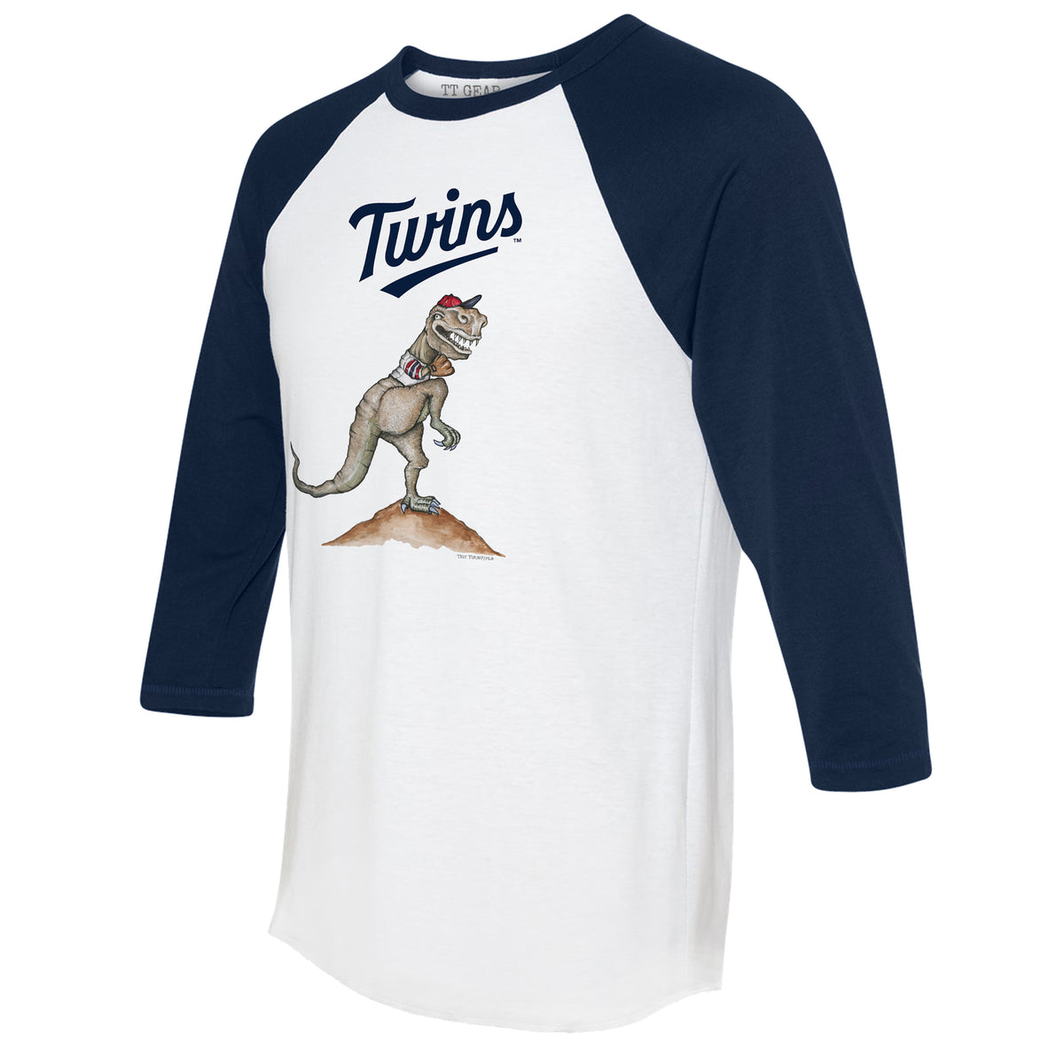 Minnesota Twins TT Rex 3/4 Navy Blue Sleeve Raglan