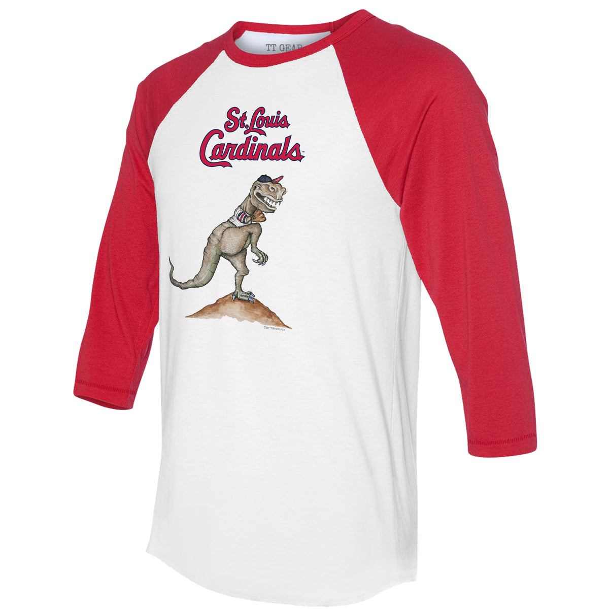 St. Louis Cardinals TT Rex 3/4 Red Sleeve Raglan