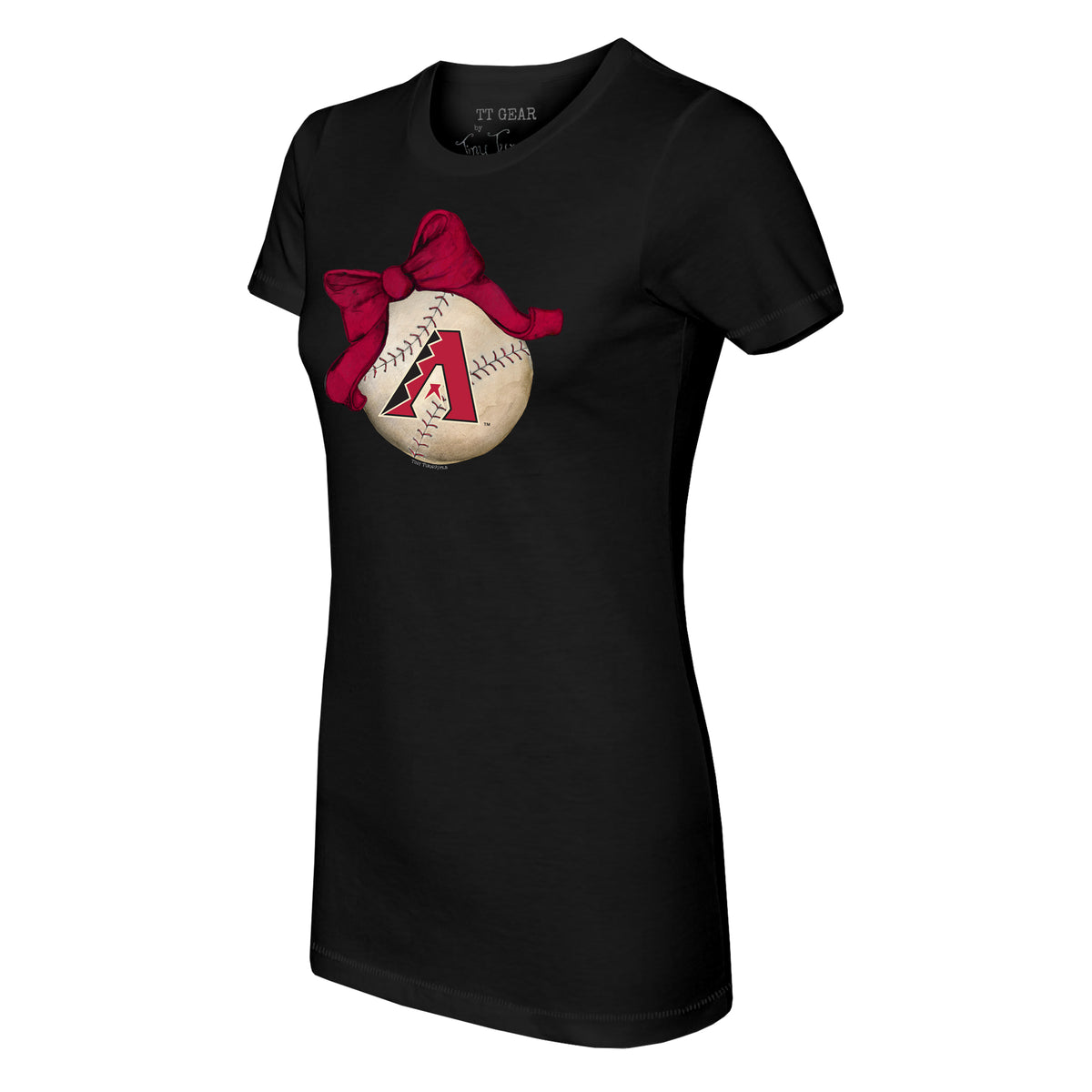 Arizona Diamondbacks Baseball Bow Tee Shirt