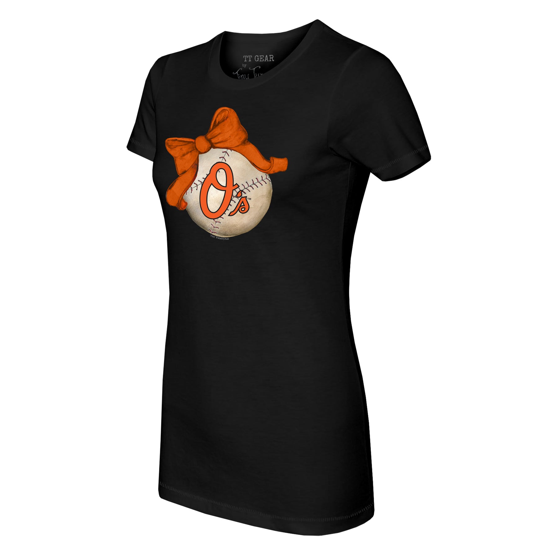 Baltimore Orioles Baseball Bow Tee Shirt