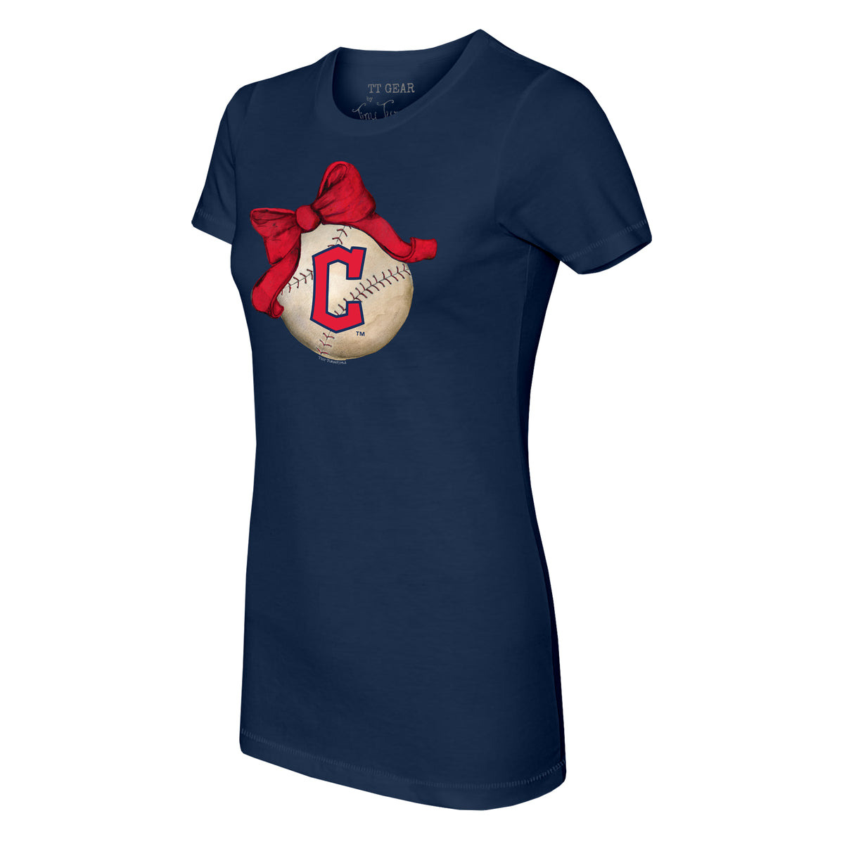 Cleveland Guardians Baseball Bow Tee Shirt