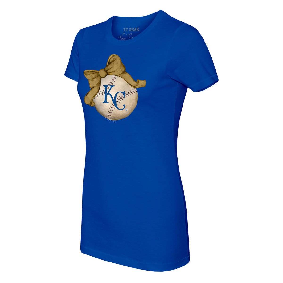 Kansas City Royals Baseball Bow Tee Shirt
