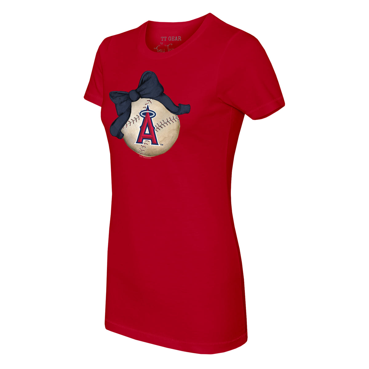 Los Angeles Angels Baseball Bow Tee Shirt