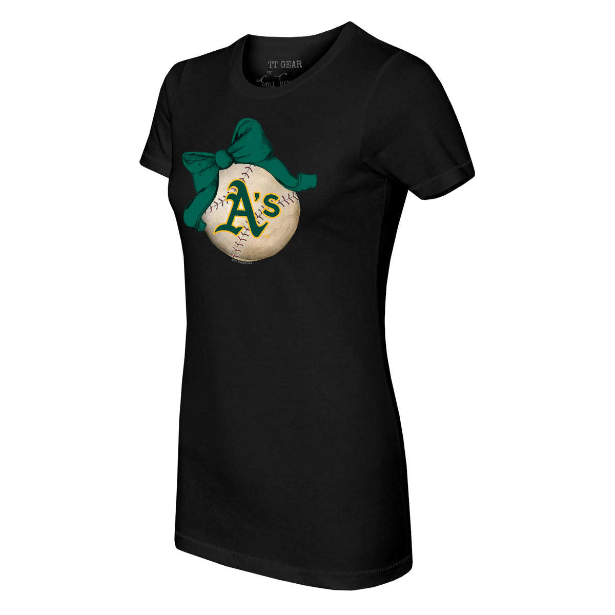 Oakland Athletics Baseball Bow Tee Shirt
