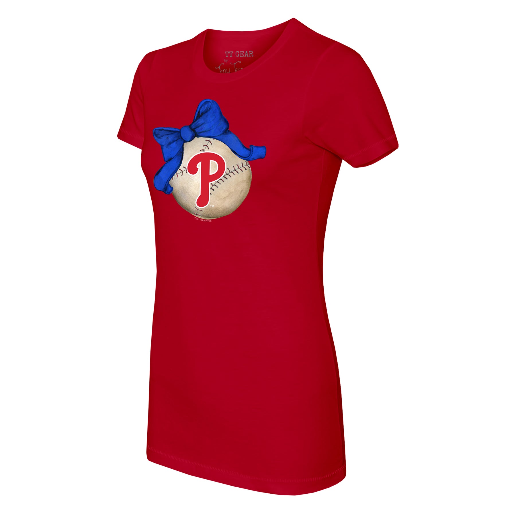 Philadelphia Phillies Baseball Bow Tee Shirt