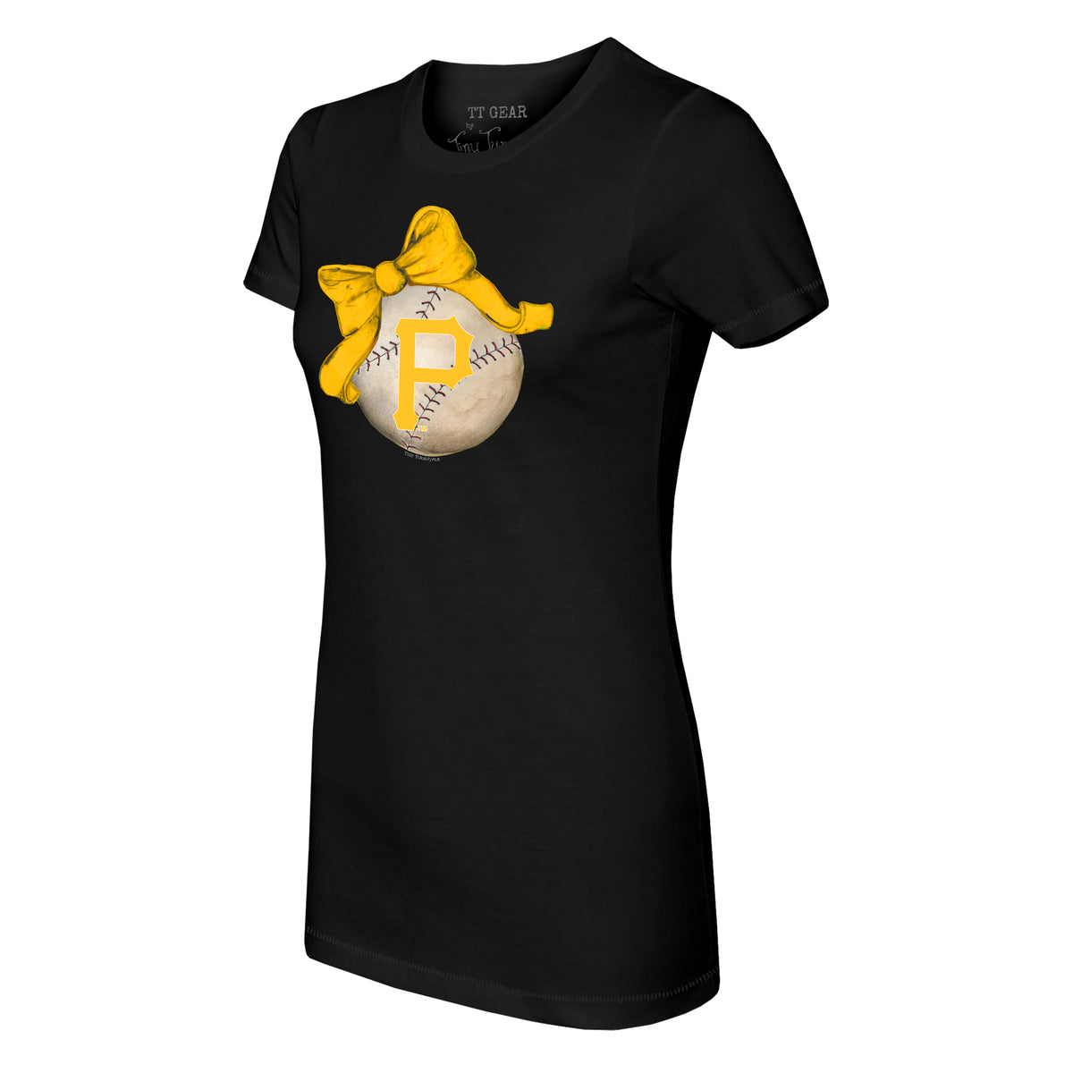 Pittsburgh Pirates Baseball Bow Tee Shirt