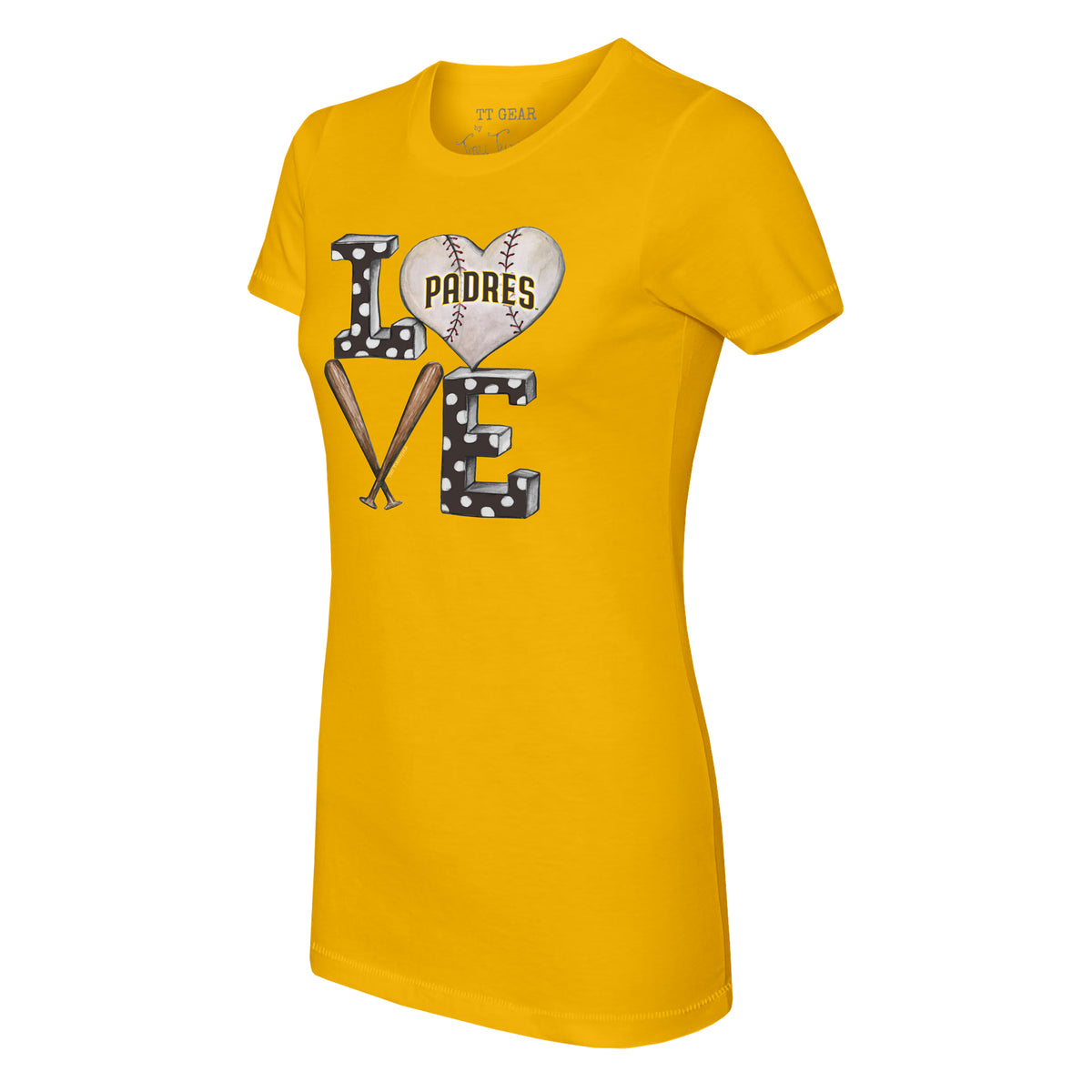 San Diego Padres Baseball LOVE Tee Shirt