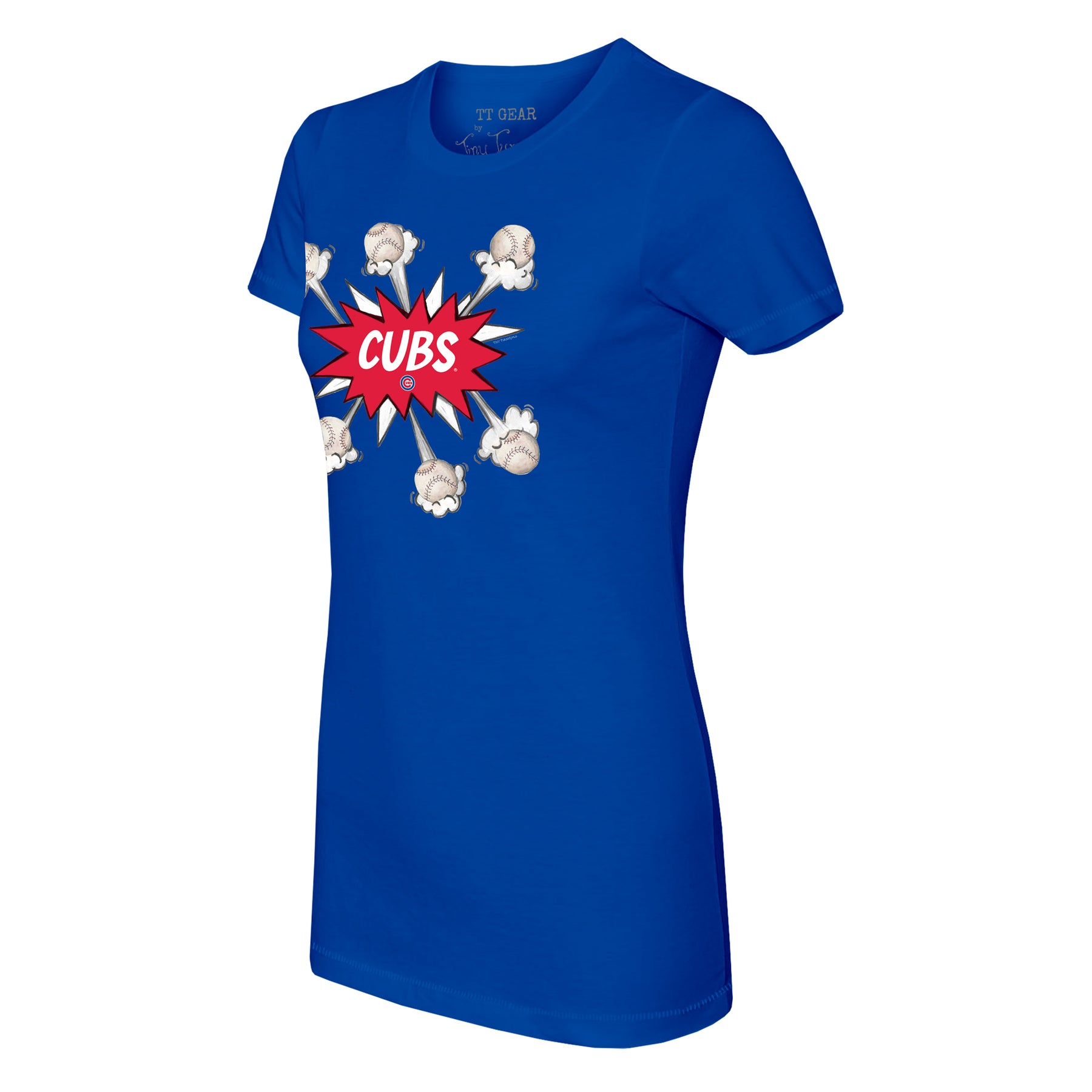 Chicago Cubs Baseball Pow Tee Shirt