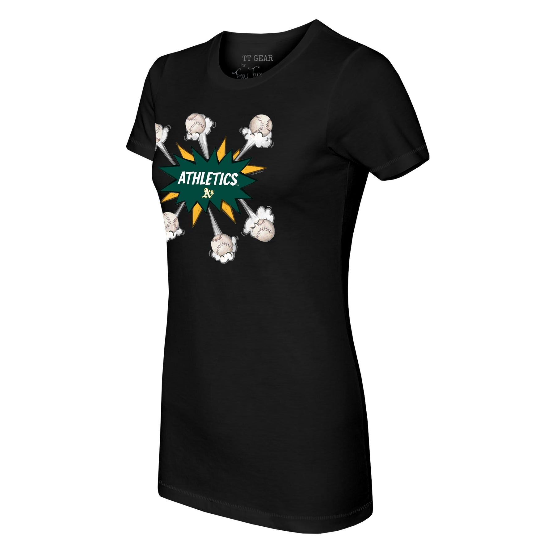 Oakland Athletics Baseball Pow Tee Shirt