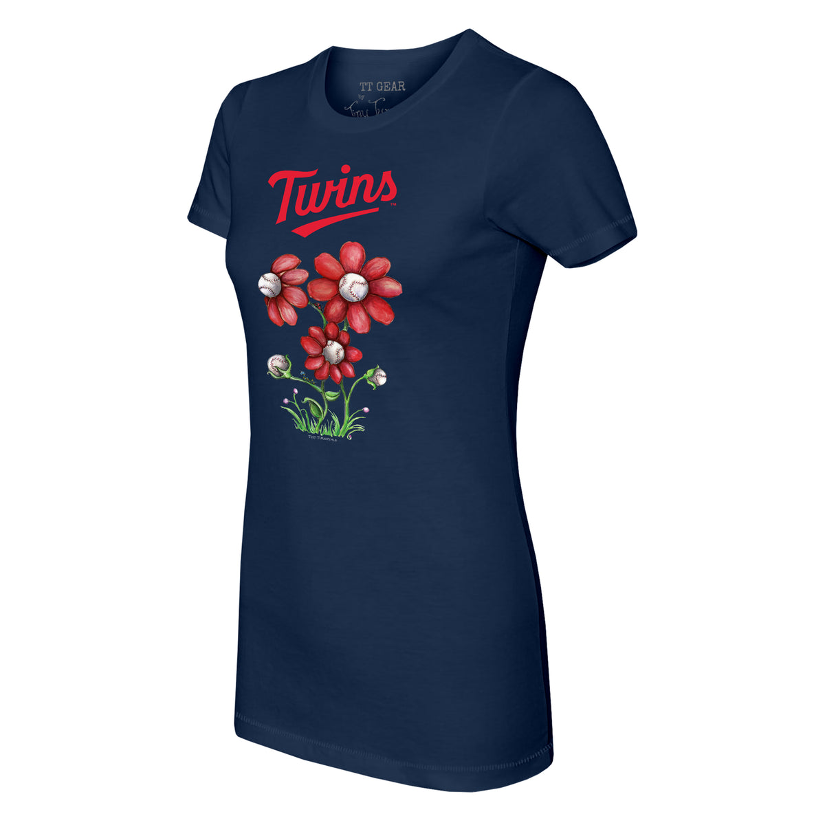 Minnesota Twins Blooming Baseballs Tee Shirt