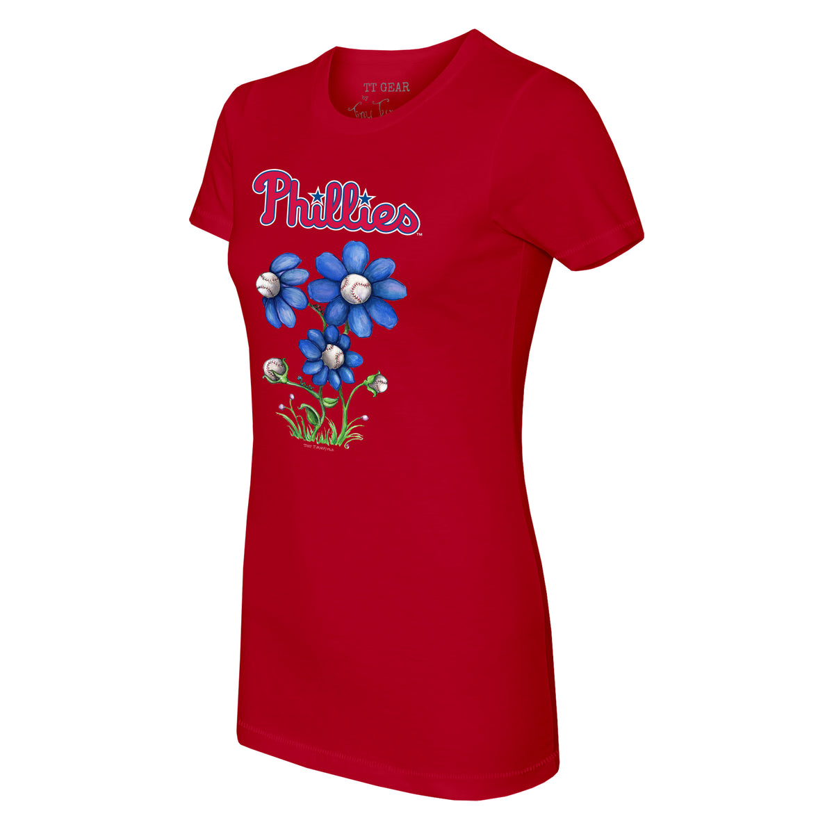 Philadelphia Phillies Blooming Baseballs Tee Shirt