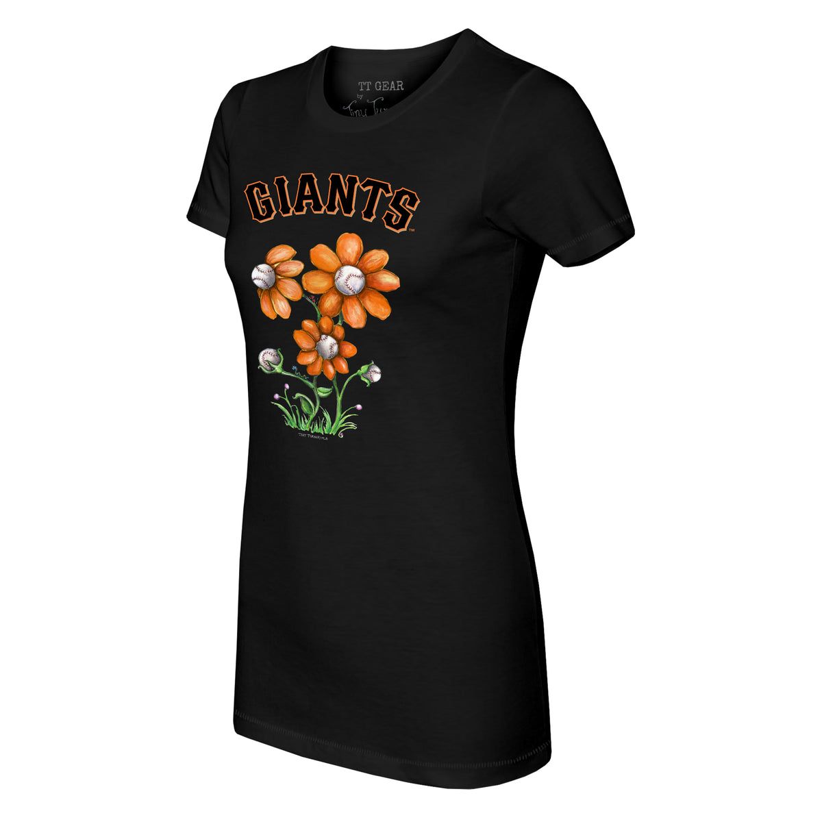 San Francisco Giants Blooming Baseballs Tee Shirt