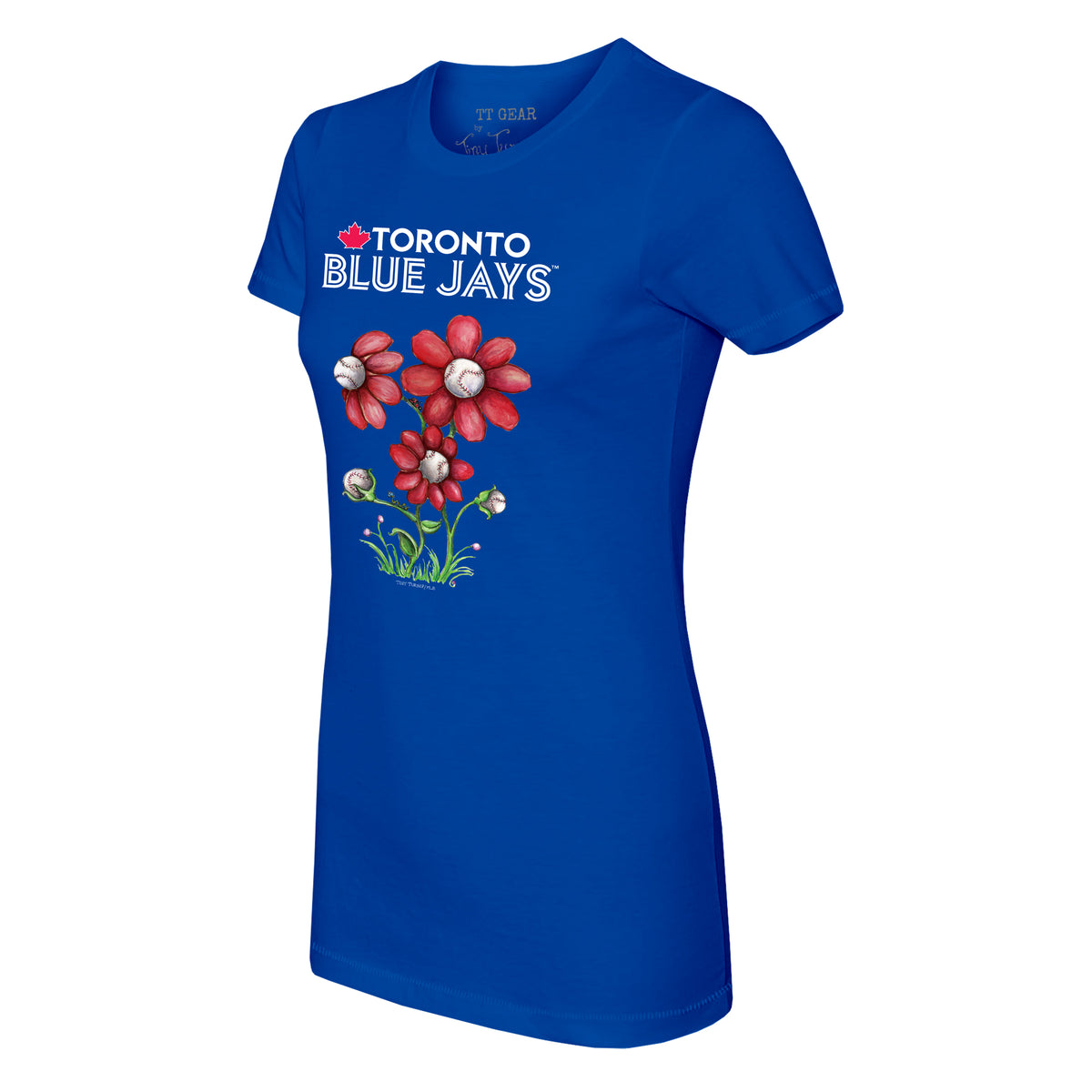 Toronto Blue Jays Blooming Baseballs Tee Shirt