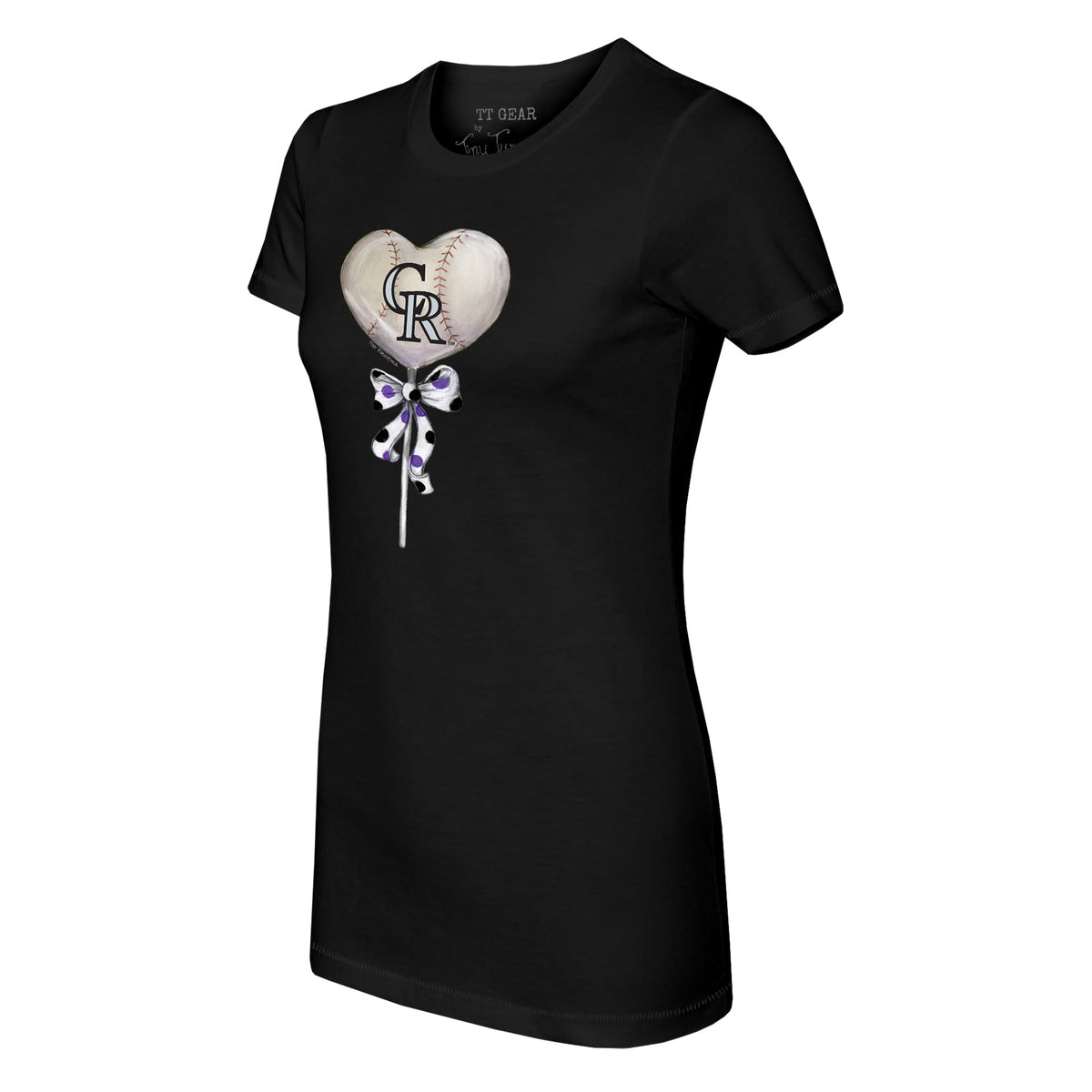 Colorado Rockies Heart Lolly Tee Shirt