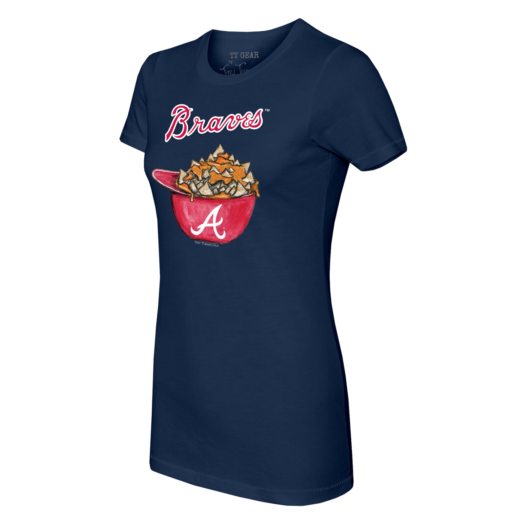 Atlanta Braves Nacho Helmet Tee Shirt