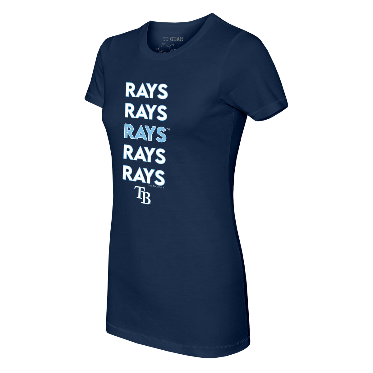 Tampa Bay Rays Stacked Tee Shirt