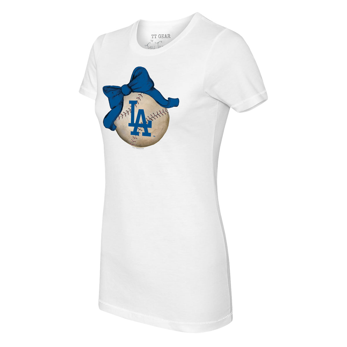 Los Angeles Dodgers Baseball Bow Tee Shirt
