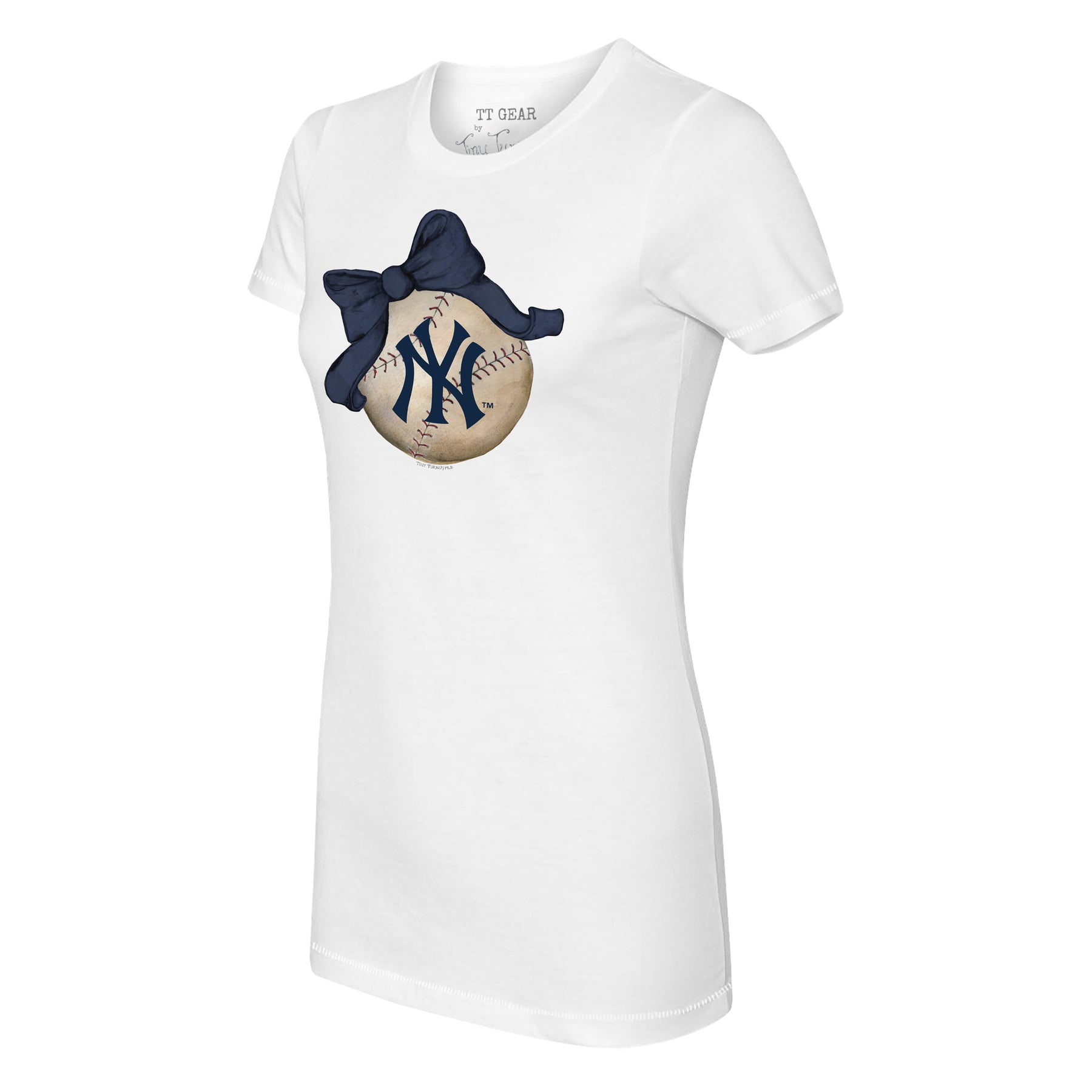 New York Yankees Baseball Bow Tee Shirt