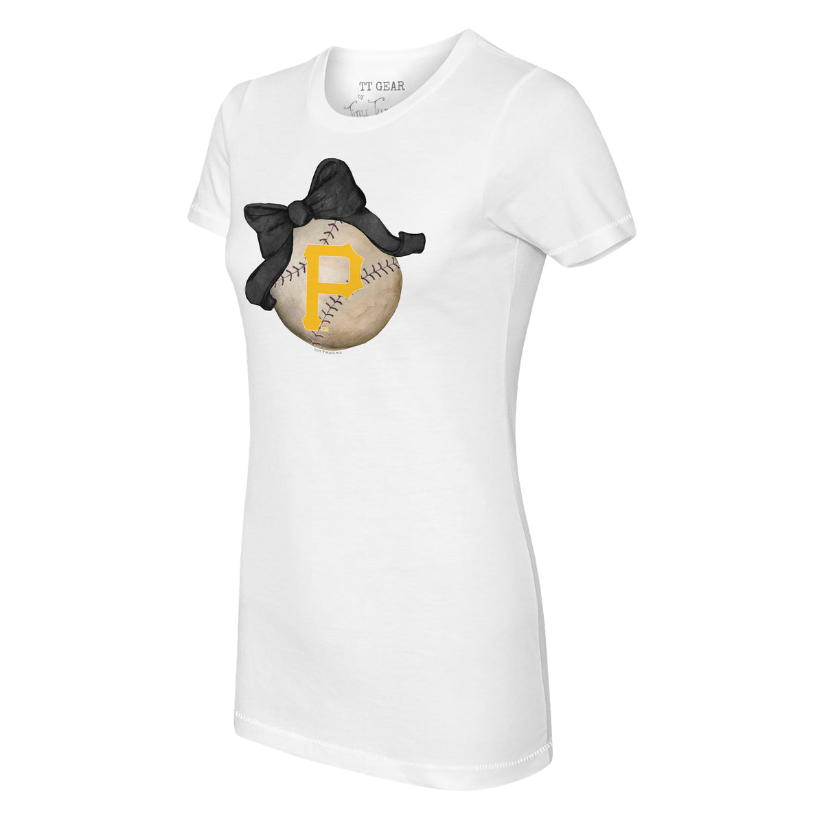 Pittsburgh Pirates Baseball Bow Tee Shirt