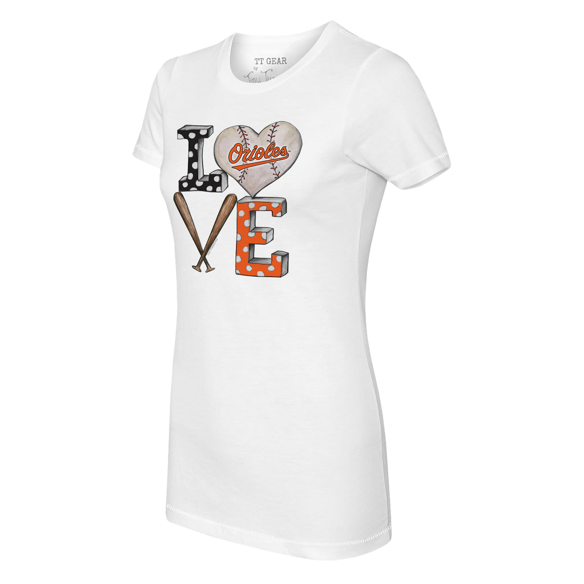 Baltimore Orioles Baseball LOVE Tee Shirt