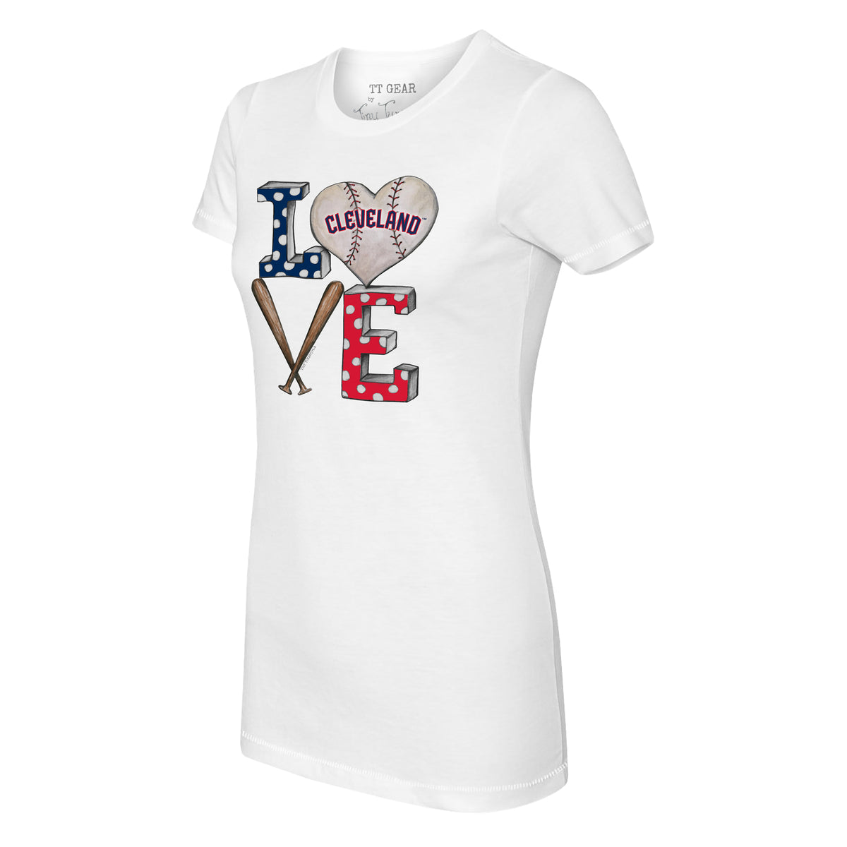 Cleveland Guardians Baseball LOVE Tee Shirt