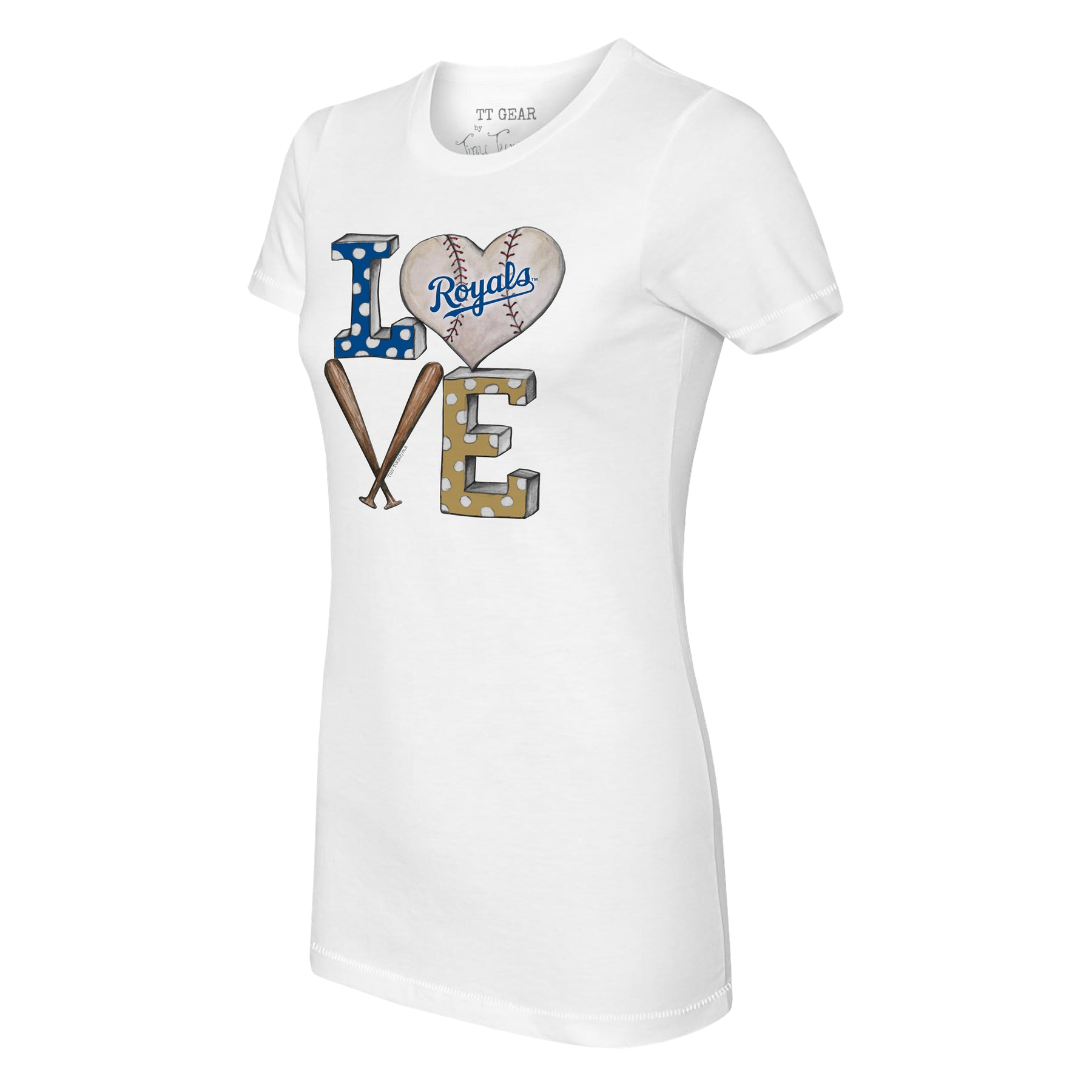 Kansas City Royals Baseball LOVE Tee Shirt