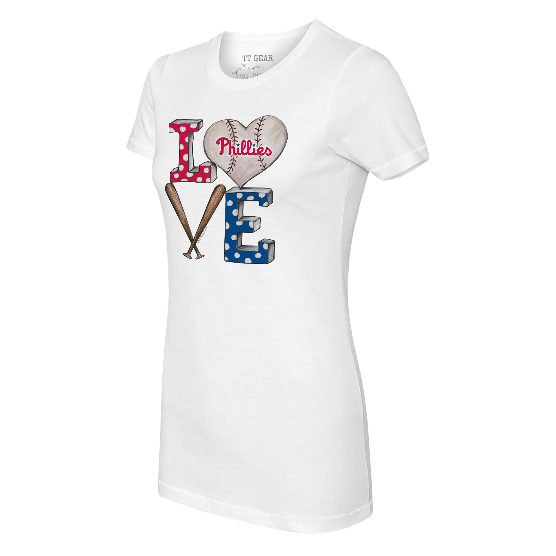 Philadelphia Phillies Baseball LOVE Tee Shirt